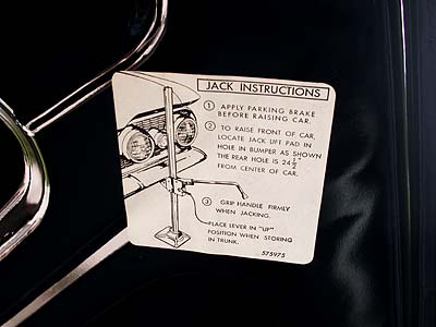 '59 Olds jack instructions