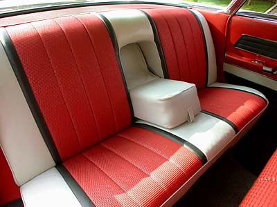 '59 Olds 98 SportSedan rear seat