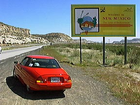 New Mexico stateline